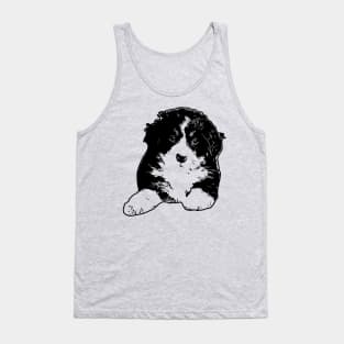 Bernese Mountain Dog Puppy Tank Top